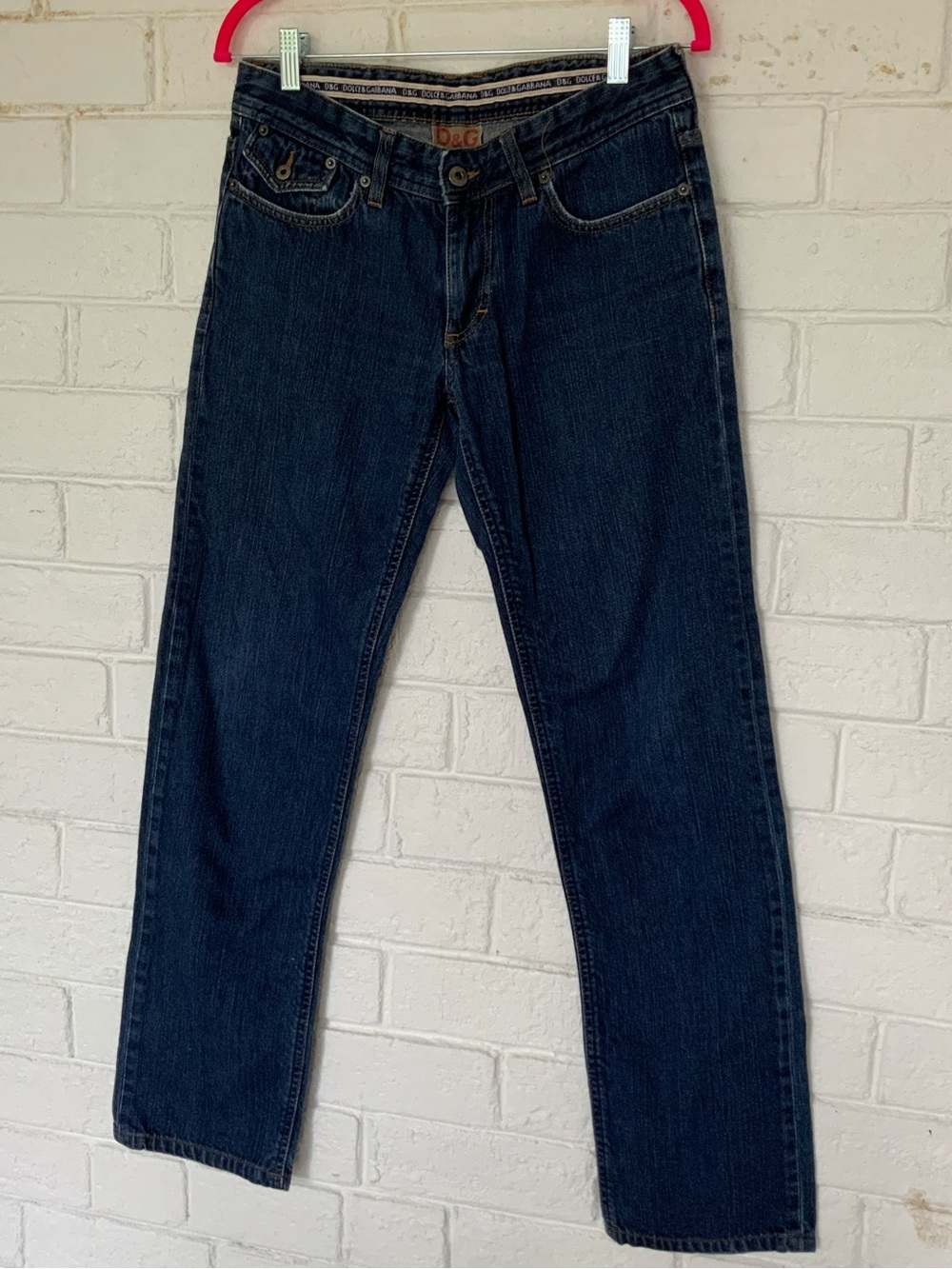Dolce & Gabbana Dark Blue Super Tight Low Rise Jeans
